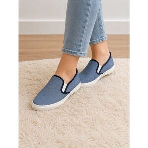 Talbots Canvas Slip Ons in Denim Blue size 7.5
